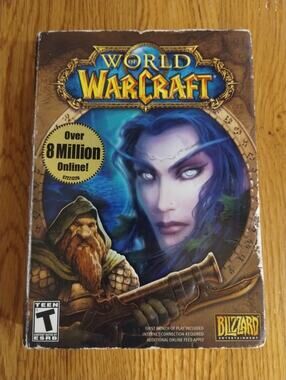 Vintage World of Warcraft Blizzard PC Game Windows XP